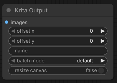 Krita Output node